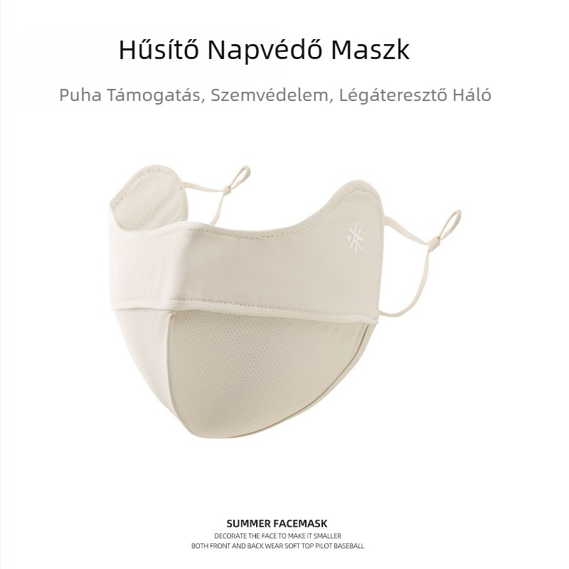 KZ-2012 Halcsontos hálómaszk — UV védelem, árnyékolás, légáteresztő nylon anyag (81-95% nylon), Mori/Sweet félfedett stílus