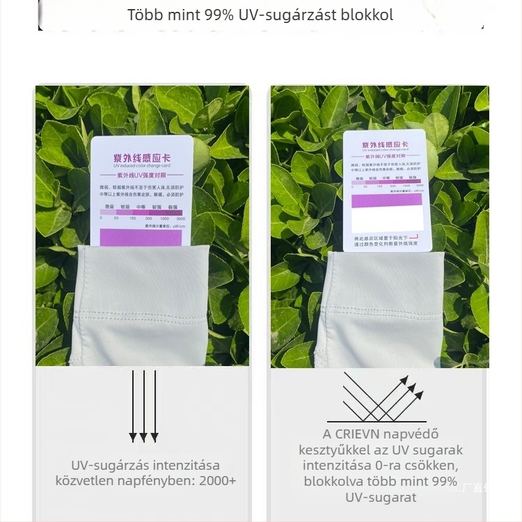 Uniszex kerékpáros kesztyű UV-védelem