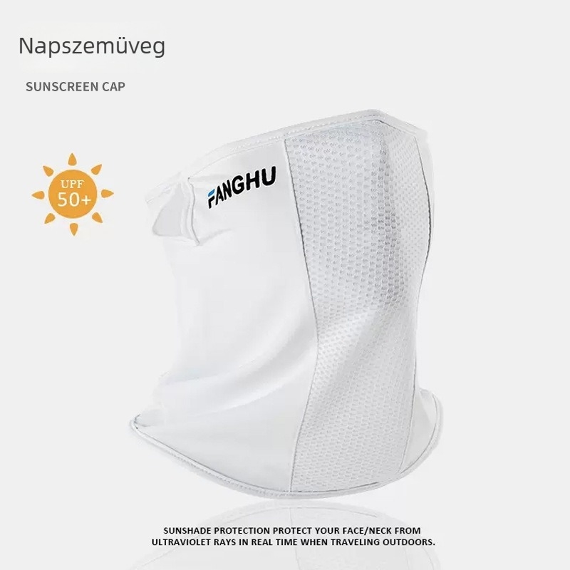 Kerékpáros arcmaszk, szélvédett és UV-védett, Ice Silk anyag, fél arc, uniszex