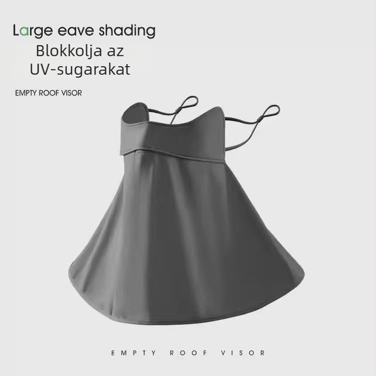 Női teljes arcú napvédő maszk – UV védelem, lélegző, gyorsan száradó, szélálló, nylon anyagú