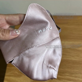 Napszemvédő arcmaszk, 100% Mulberry silk, félfedéses dizájn, Nyár 2025