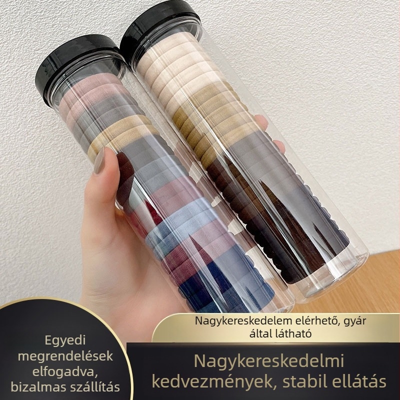 Varrat nélküli kötött nejlon hajgumi – puha, magas rugalmasságú, felnőttek számára