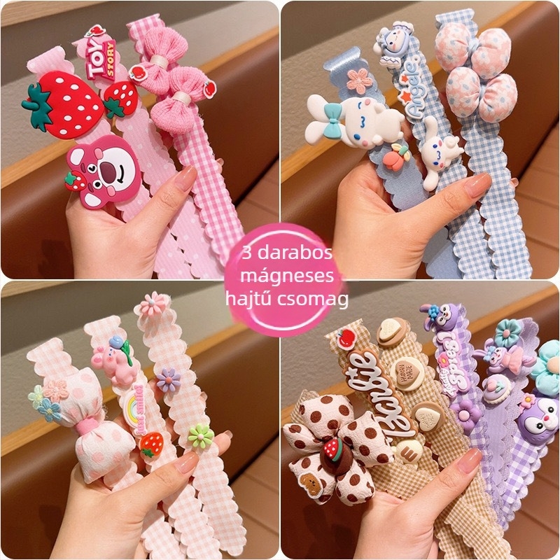 Gyerekeknek Velcro hajpánt - puha gumi, masni, kézzel készített, testreszabható magáncímke