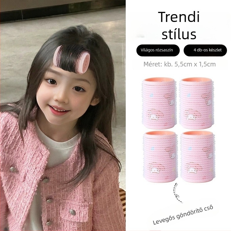 Gyermekeknek szóló karikatúrás hajgöndörítő cső – Yinmai, anyag: műanyag/gyanta, kézzel készített