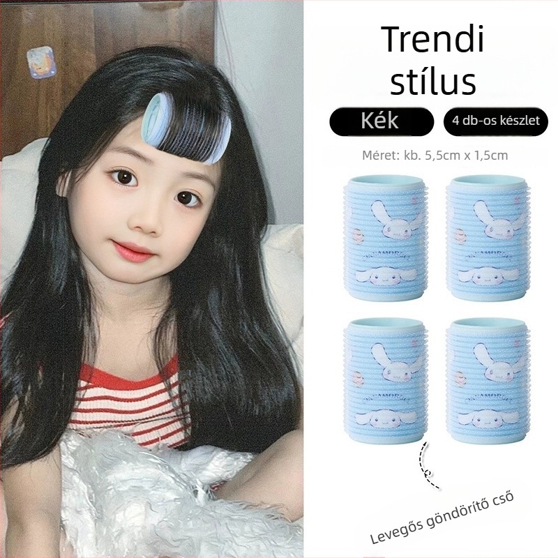 Gyermekeknek szóló karikatúrás hajgöndörítő cső – Yinmai, anyag: műanyag/gyanta, kézzel készített