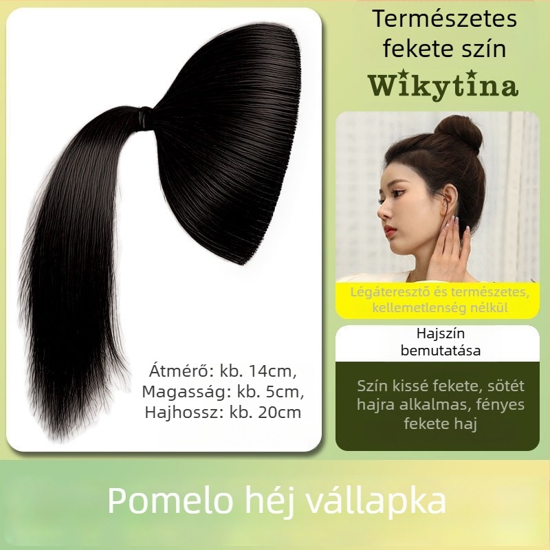 Szilikonból készült hajkiegészítő, Grapefruit Peel modell, láthatatlan felső párna a hajtövéhez, stancolt felület