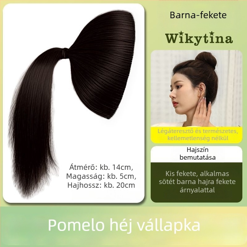 Szilikonból készült hajkiegészítő, Grapefruit Peel modell, láthatatlan felső párna a hajtövéhez, stancolt felület