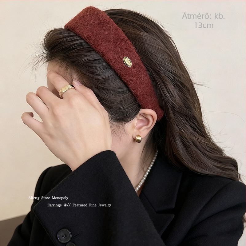 Női fejfedő – koreai stílus, akril, kézműves, Aiqi Jewelry