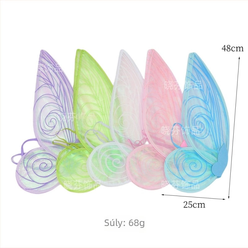 Angyalszárnyak gyerekeknek — összecsukható hátdekoráció és jelmezrekvizítum előadásokhoz