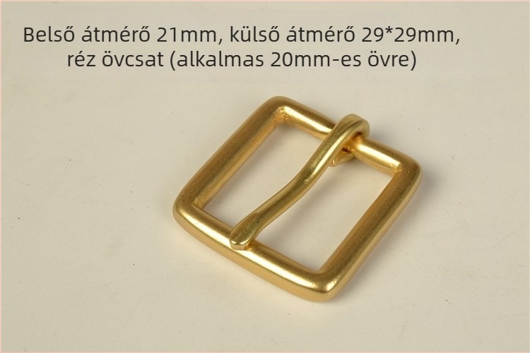 Réz övcsat PIN-nal, téli, tavaszi és őszi szezonokra, 2020-es téli listázás