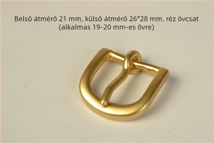 Réz övcsat PIN-nal, téli, tavaszi és őszi szezonokra, 2020-es téli listázás