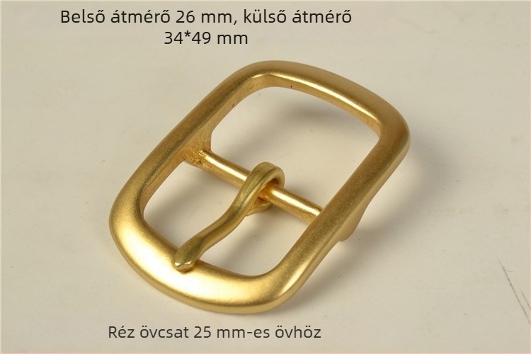 Réz övcsat PIN-nal, téli, tavaszi és őszi szezonokra, 2020-es téli listázás