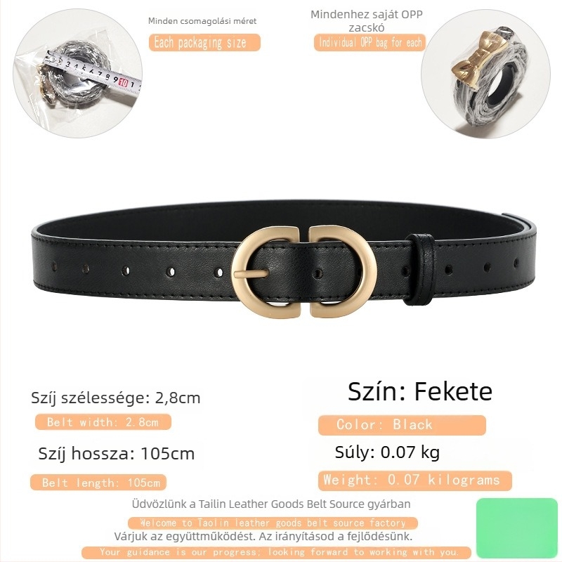 Női PU bőr öv, ötvözet csattal és tűs zárással, 2–4 cm széles, elektropolírozott felület