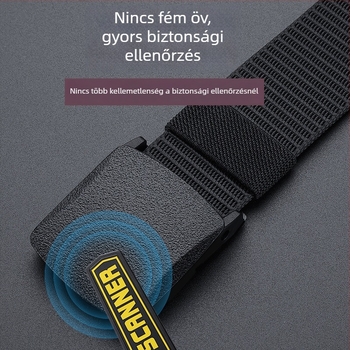 PP öv műanyag csattal, sima csattal, 2-4 cm szélesség, uniszex könnyű öv, személyes stílus