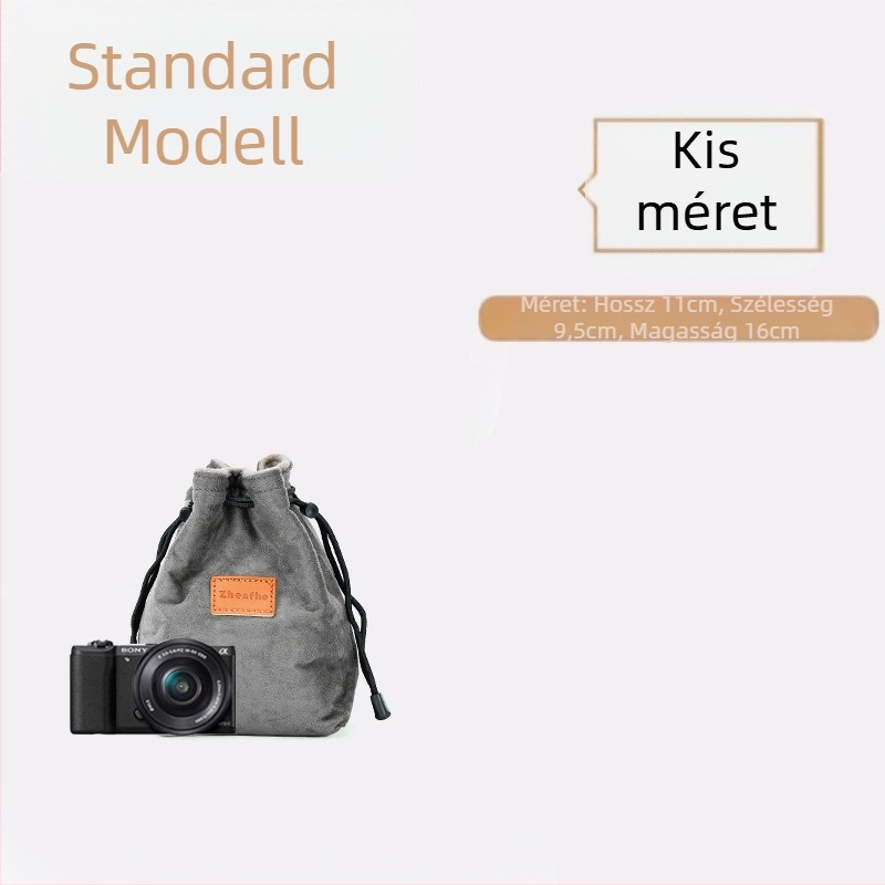 Mirrorless/SLR belső táska plüss párnázással — ultrakönnyű védőtok Nikon, Canon, Sony, Fuji számára