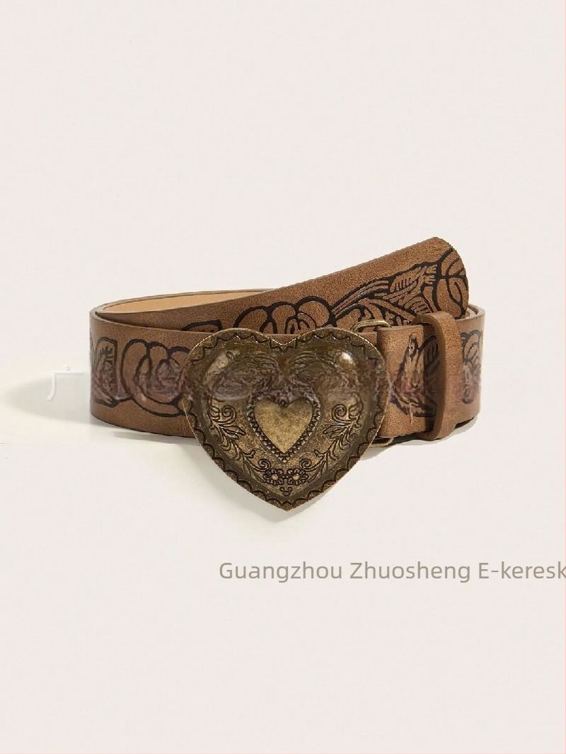 PU bőröv ötvözet csattal, snap zárás, punk street uniszex stílus