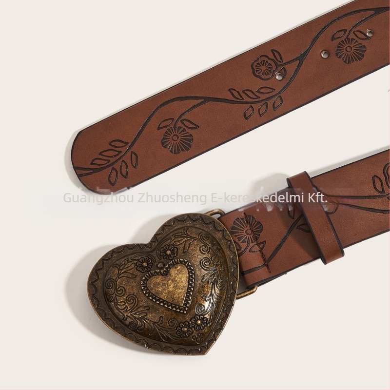 PU bőröv ötvözet csattal, snap zárás, punk street uniszex stílus