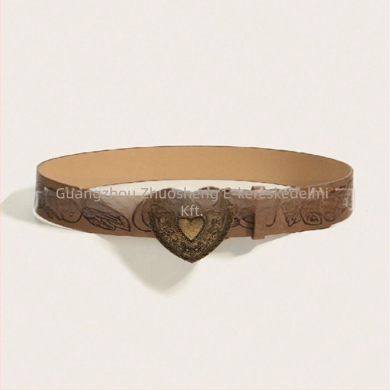 PU bőröv ötvözet csattal, snap zárás, punk street uniszex stílus