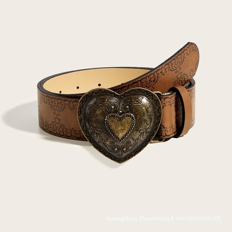 PU bőröv ötvözet csattal, snap zárás, punk street uniszex stílus