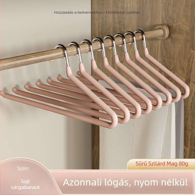 Libaalakú rozsdamentes acél szárító klipsz, csúszásmentes és nyom nélkül kialakítás, nadrágokhoz, sálakhoz és nyakkendőkhöz (Modell 0, 160 darabos csomag, modern egyszerű stílus)