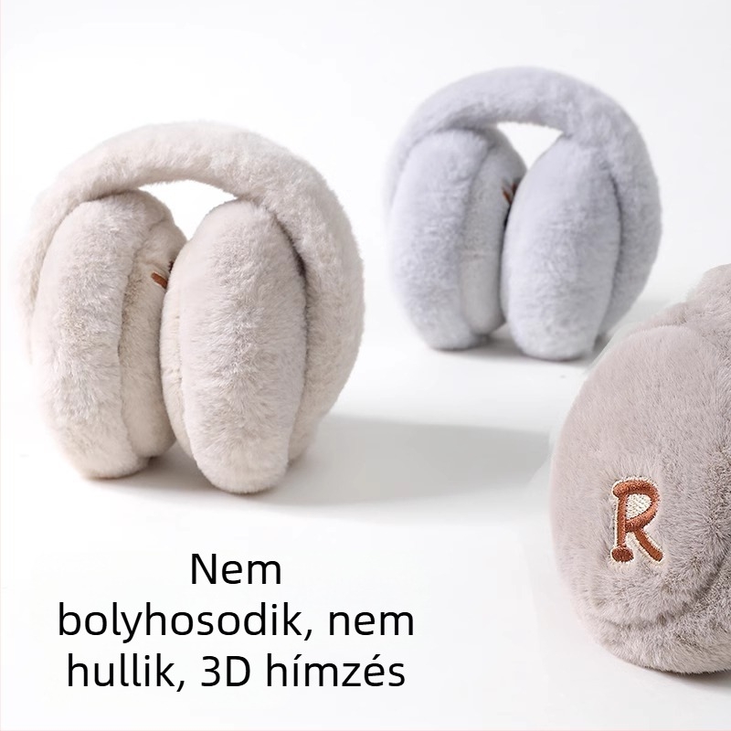 Téli fülvédők prémes béléssel, uniszex, melegek és szélállók