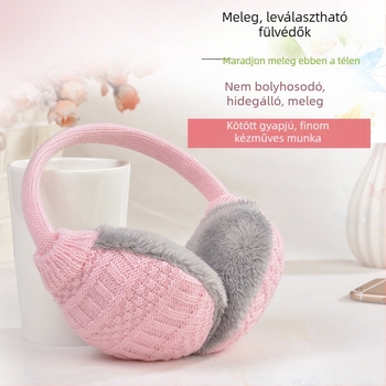 3D vastag plüss fülvédő, téli (Uniszex, Felnőttek)