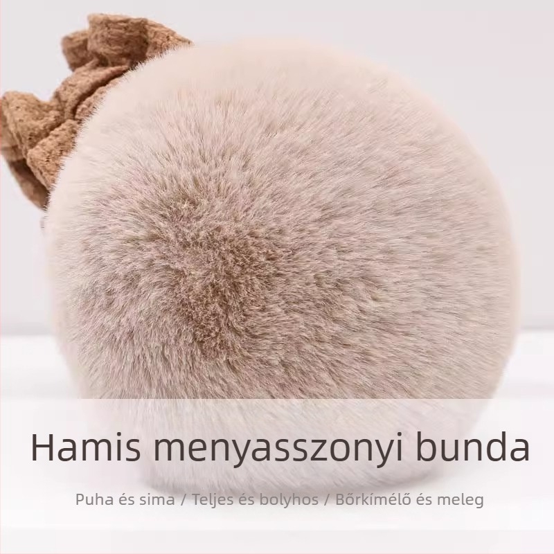 Puha plüss fülmelegítő, uniszex felnőtteknek, tél/ősz, kültéri használat, meleg és stílus