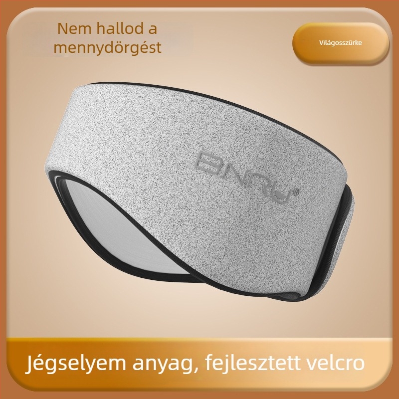 Zajcsillapító alvómaszk, pamutból készült, hátsó viselésű, egyszínű, mindennapi használatra otthon