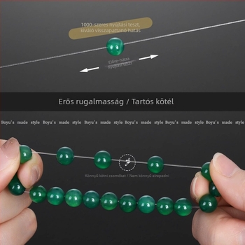 DIY ékszer zsinór: elasztikus kristály fonal | Termékkód SKZ0182 | 2025 tavasz | Sokoldalú stílus