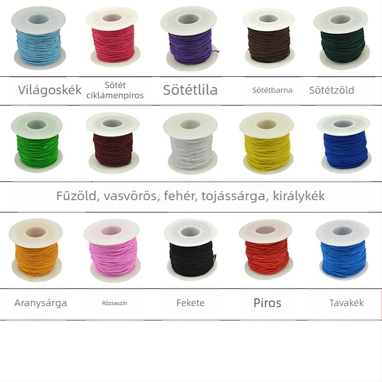 1,0 mm-es magos rugalmas ékszerzsinór DIY ékszerekhez