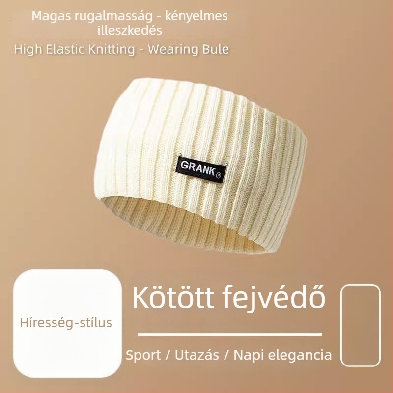 Koreai stílusú sport fejpánt kockás mintával, vastagodott és kiszélesített, D028