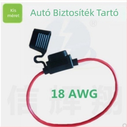 XHX002 Autóbiztosítókosár vízálló vezetékekkel, 12 AWG, HH modell, hőmérséklet-tartomány 80