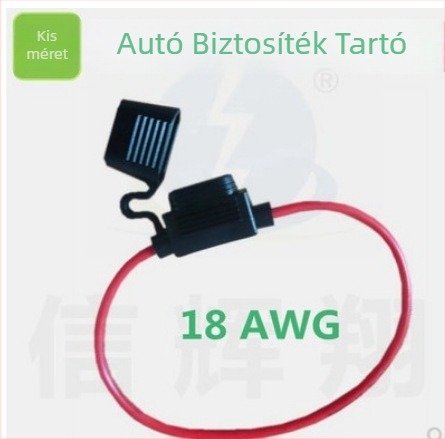 XHX002 Autóbiztosítókosár vízálló vezetékekkel, 12 AWG, HH modell, hőmérséklet-tartomány 80