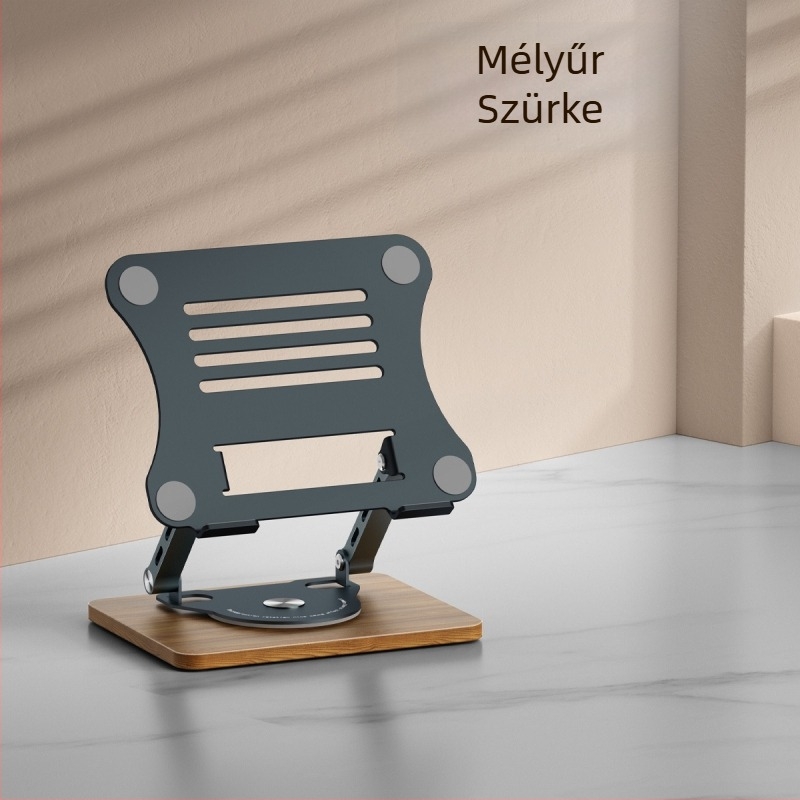 Laptop állvány ötvözött acélból, modell J29, márka Into the deer, laptopokhoz, tömege 1680 g