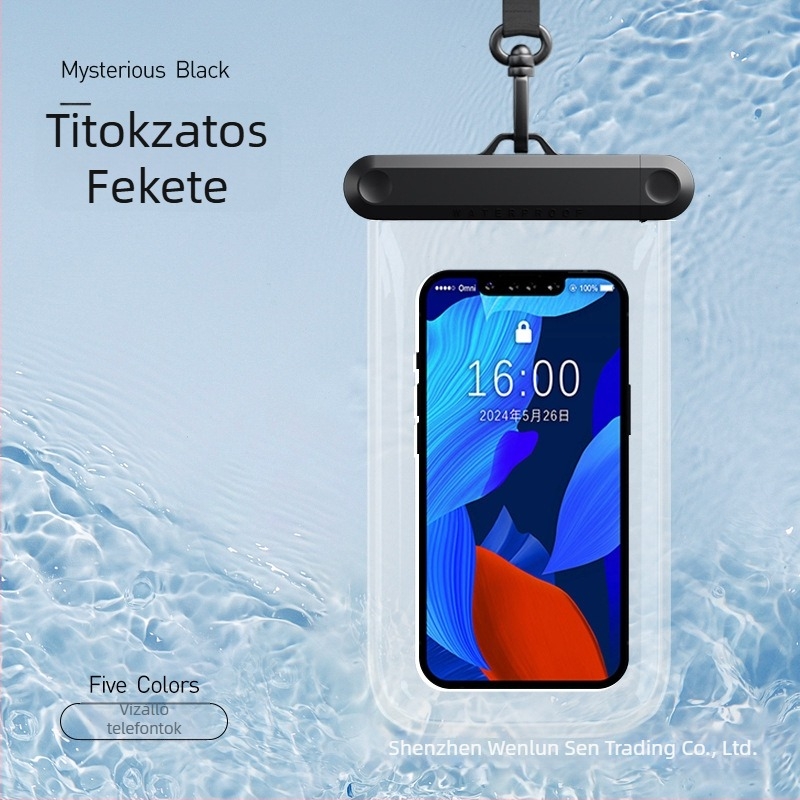 Érintőképernyős vízálló telefon tok, 8-as szintű vízállóság, kültéri úszáshoz, búvárkodáshoz és alámerüléses fotózáshoz, hordozható