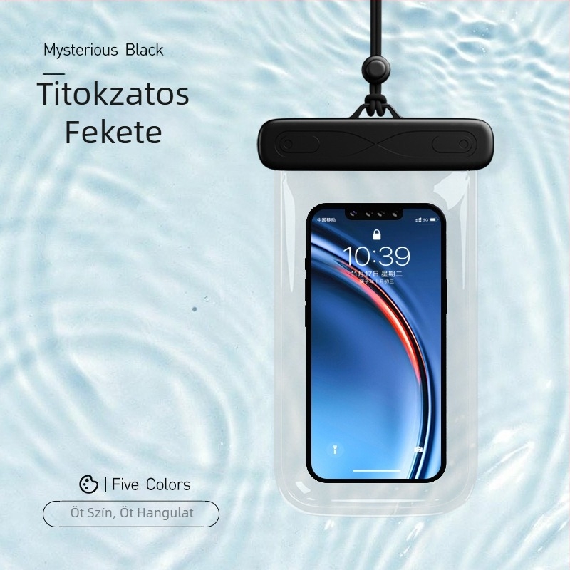Érintőképernyős vízálló telefon tok, 8-as szintű vízállóság, kültéri úszáshoz, búvárkodáshoz és alámerüléses fotózáshoz, hordozható