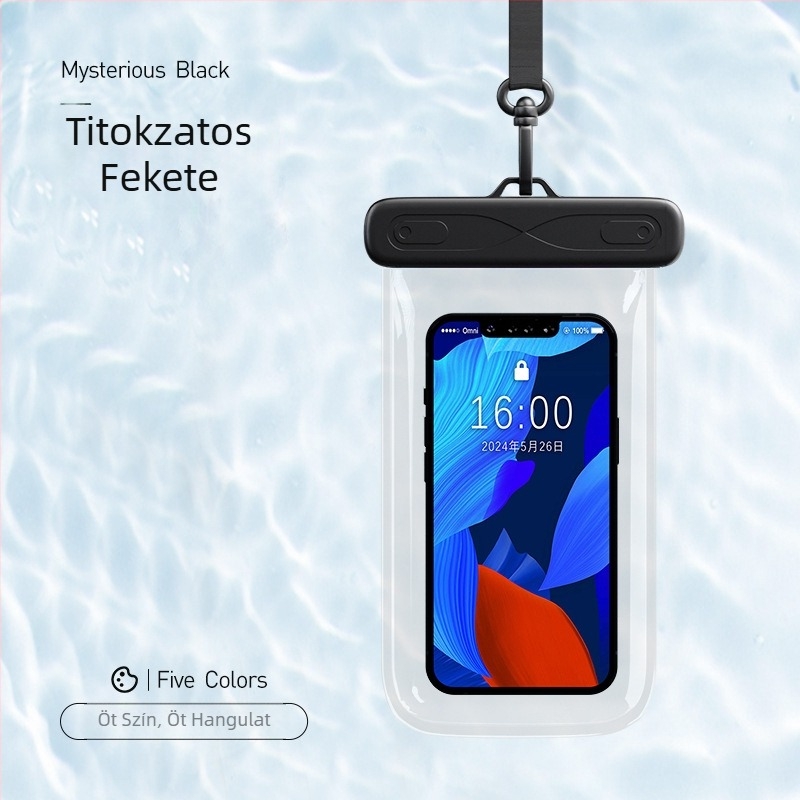 Érintőképernyős vízálló telefon tok, 8-as szintű vízállóság, kültéri úszáshoz, búvárkodáshoz és alámerüléses fotózáshoz, hordozható