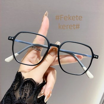 Új ultra-könnyű matt szemüveg kékfény elleni védelemmel középkorúak és idősek számára, HD nagy keret, elegáns dizájn