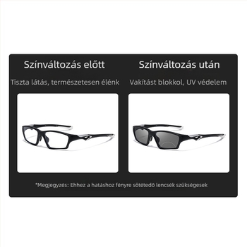 Fotókróm olvasó szemüveg férfiaknak — távoli és közelre használható, kékfény elleni védelem, csúszásmentes, divatos