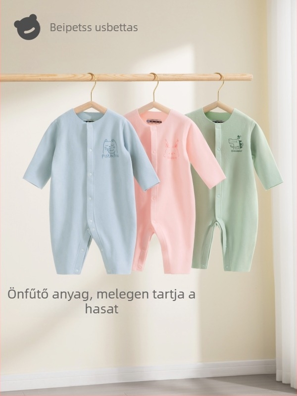 Beptides Velvet babaruha overál az őszi-téli időszakra, újszülötteknek, uniszex, meleg