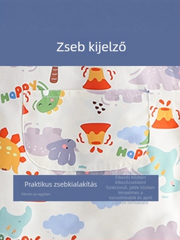 Vízálló teljes testvédő overál gyerekeknek – kúszásra tervezett, uniszex, 3–8 éves