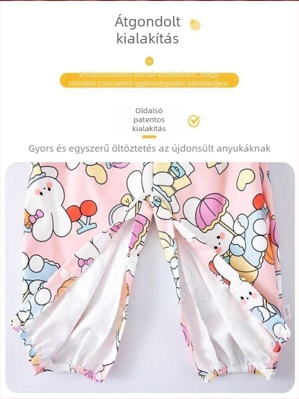 Vízálló teljes testvédő overál gyerekeknek – kúszásra tervezett, uniszex, 3–8 éves