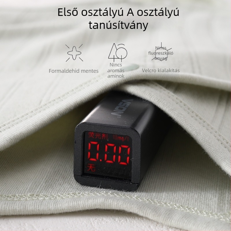 Újszülött, 100% pamutból készült overall, Velcro záródás, hosszú ujjú, uniszex, háromszög mintázatú mászó romper
