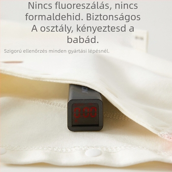 Újszülött pamut romper, 100% pamut, hosszú ujjú, uniszex, tavasz-ősz, 0-12 hónap között