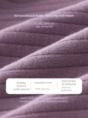 Újszülött pamut hosszú ujjú overál, 100% pamut, tavasz–ősz, pillangó mintával