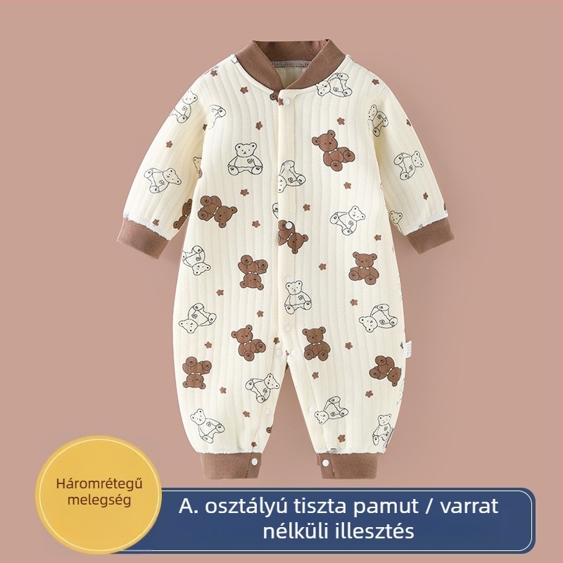Pamut overál, vastagított alapréteg tavasz–ősz–télre, újszülötteknek, uniszex