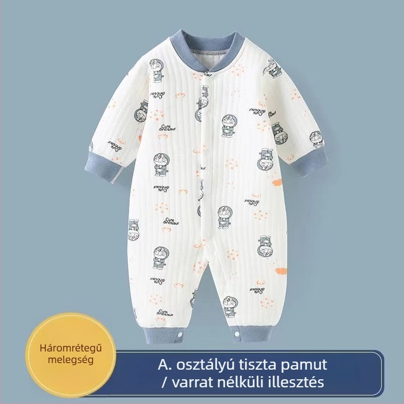 Pamut overál, vastagított alapréteg tavasz–ősz–télre, újszülötteknek, uniszex