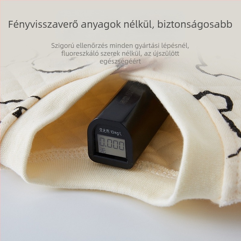 Újszülött számára készült overál, hosszú ujjú, egysoros záródás, 100% pamut, téli, tavaszi és őszi szezonokra