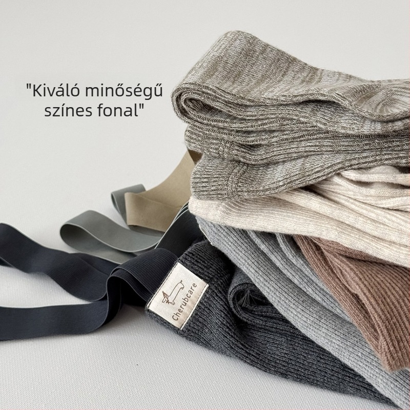 Cherubcare Uniszex pamut overál vállpántokkal és magas derekával, 1–3 éves babák és gyerekek számára