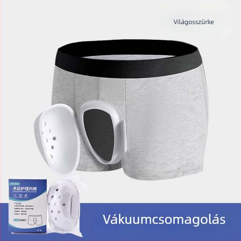 Légáteresztő pamut boxeralsó gyerekeknek posztoperatív körülmetéléshez